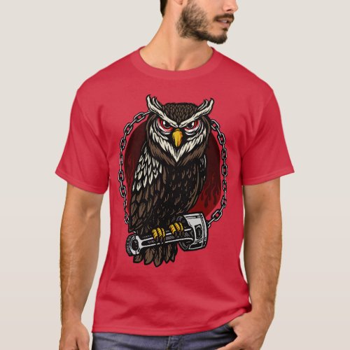 Owl Piston T_Shirt