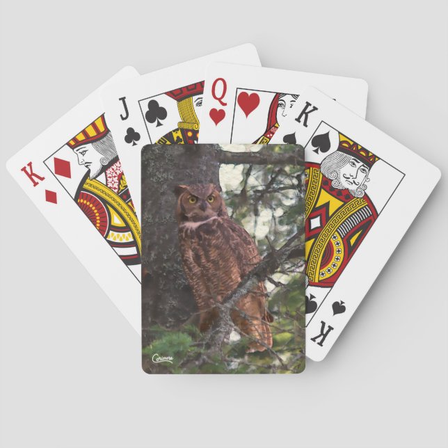 Owl - Playing Cards (Back)