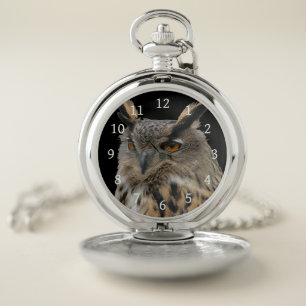 Owl Pocket Watch