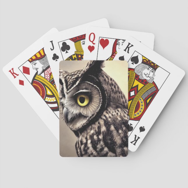 Owl Poker Cards (Back)