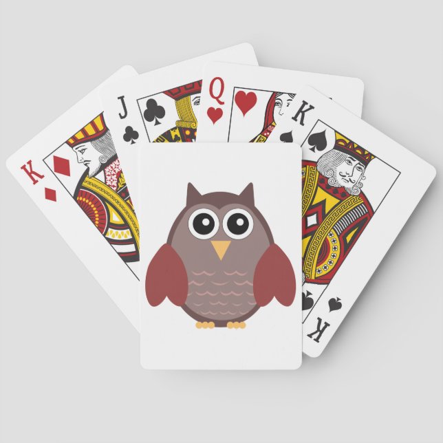 Owl Poker Cards (Back)