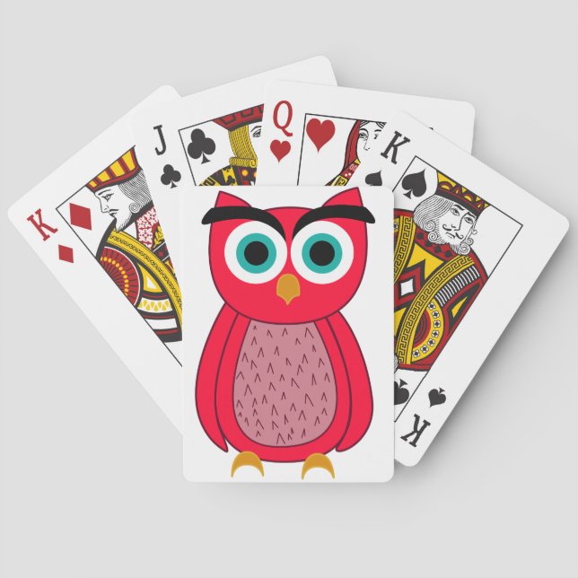 Owl Poker Cards (Back)