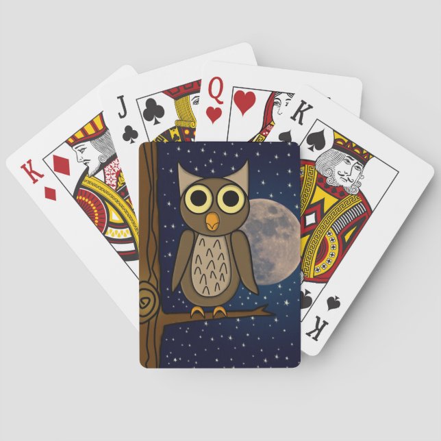 Owl Poker Cards (Back)