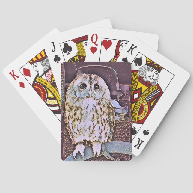 OWL POKER CARDS (Back)