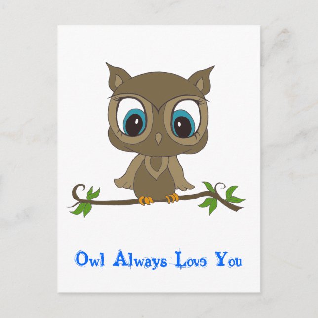 Owl Postcard (Front)