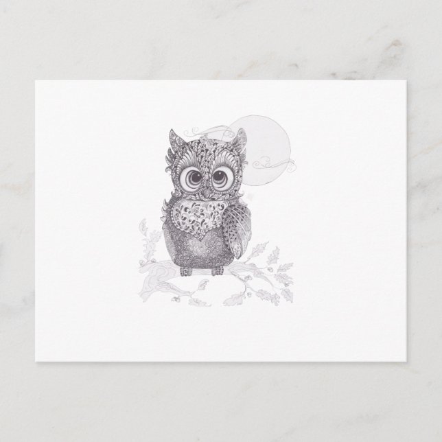 Owl Postcard (Front)