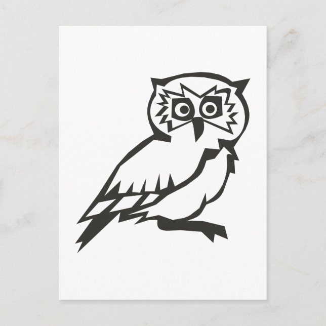 Owl Postcard (Front)