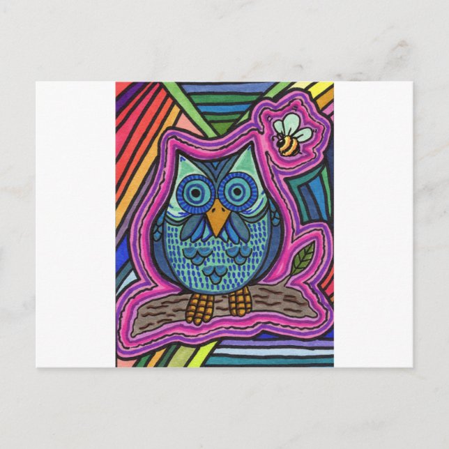 Owl Postcard (Front)