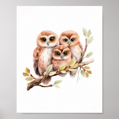 Owl Poster Print