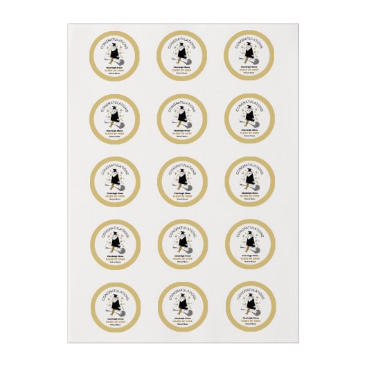 Owl Preschool / Kindergarten Graduation Party Edible Frosting Rounds (Sheet)