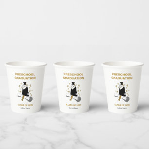Owl Preschool / Kindergarten Graduation Party Paper Cups