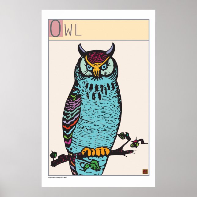 Owl-Print Poster (Front)