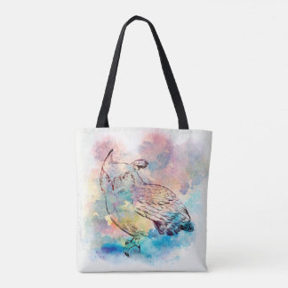 Owl Print. Tote Bag