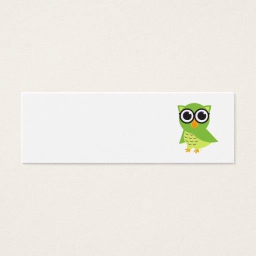 Customizable Owl Profile Card Business Card Templates