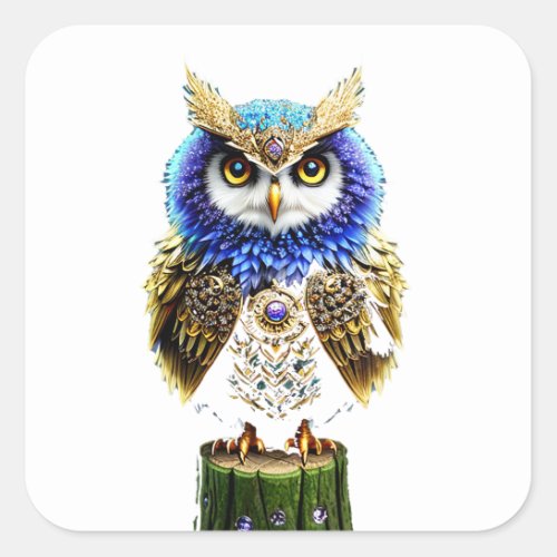 Owl Protocol  Square Sticker