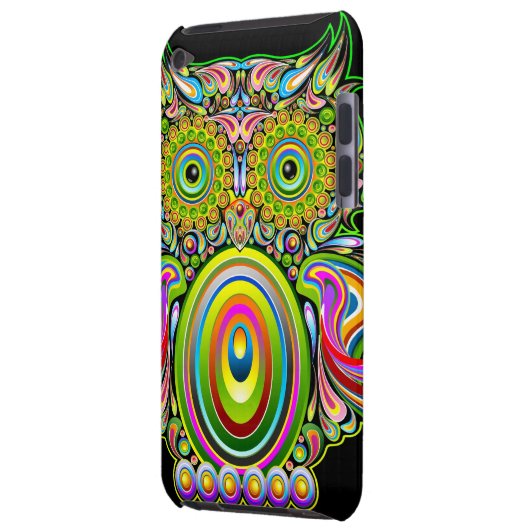 Owl Psychedelic Popart iPod Touch case (Back Left)