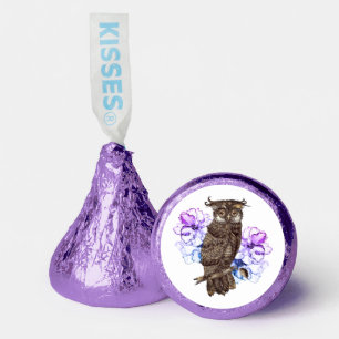 Owl Purple Floral Hershey®'s Kisses®
