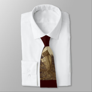 Owl Reading by Moonlight Neck Tie
