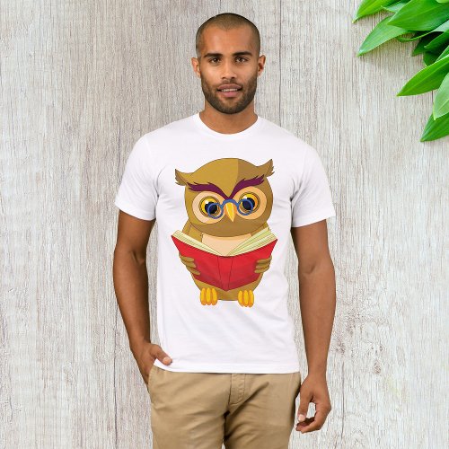 Owl Reading T_Shirt