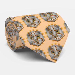 Owl Reads Reading Teacher tie