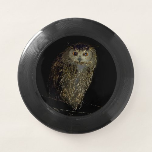 Owl Ready for Takeoff When You Are Wham_O Frisbee