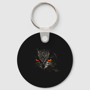Owl Retro Eye Men Women Kids Gift Apparel Keychain
