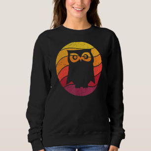 Owl Retro Style Vintage Sweatshirt