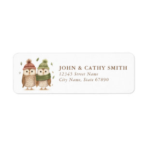 Owl Return Address Labels