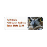 Owl Return Address Mailing Label