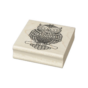 Owl - Rubber Stamp