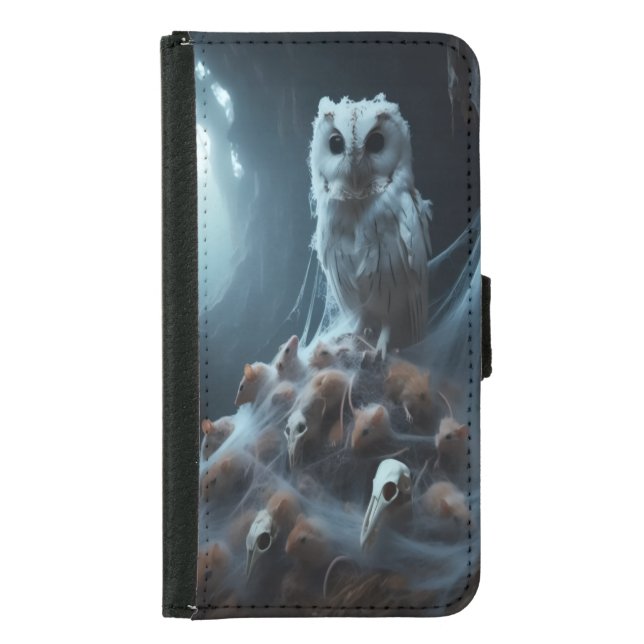 Owl  samsung galaxy wallet case (Front)
