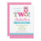Owl Second Birthday Party Invitations