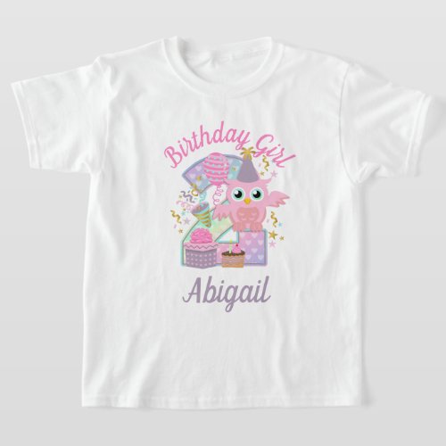 Owl Second birthday toddler tshirts