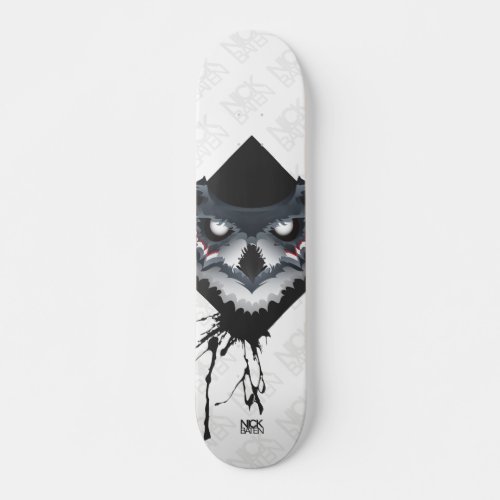 owl skateboard deck