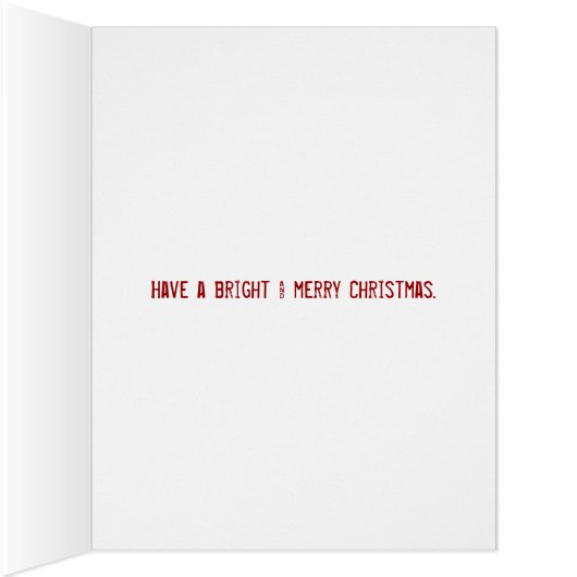 Owl Snowglobe  Christmas Card (Inside (Right))