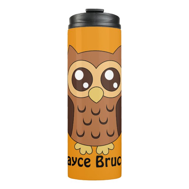Owl-some Tumbler Personalized Thermal Tumbler (Front)