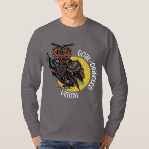 Owl Spirit Animal Long Sleeve T_Shirt