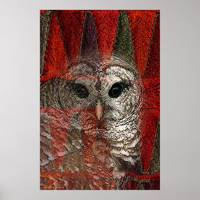 Owl Spirit by Gregory Gallo Poster (Front)
