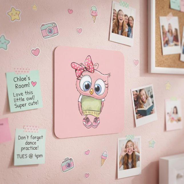 Owl Square Sticker (Creator Uploaded)