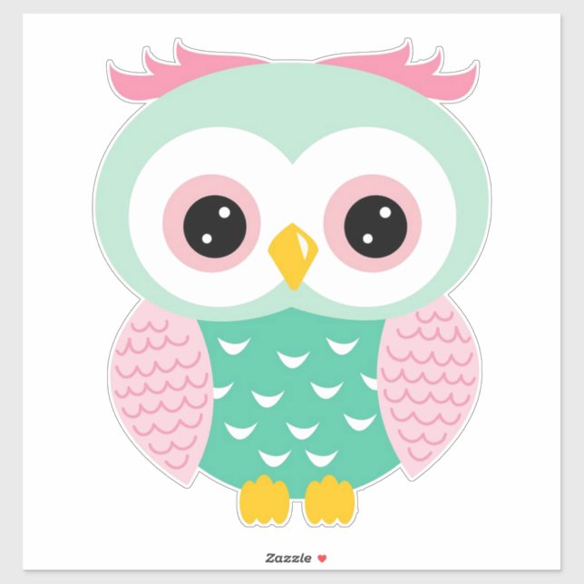 Owl Sticker (Sheet)