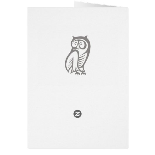 Owl Symbol Black (Back)