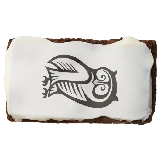 Owl Symbol Black Brownie (Front)