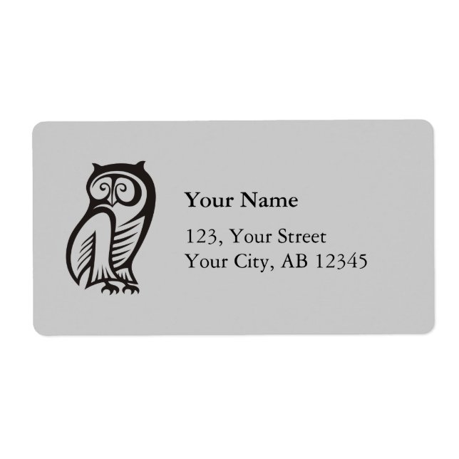 Owl Symbol Black Label (Front)