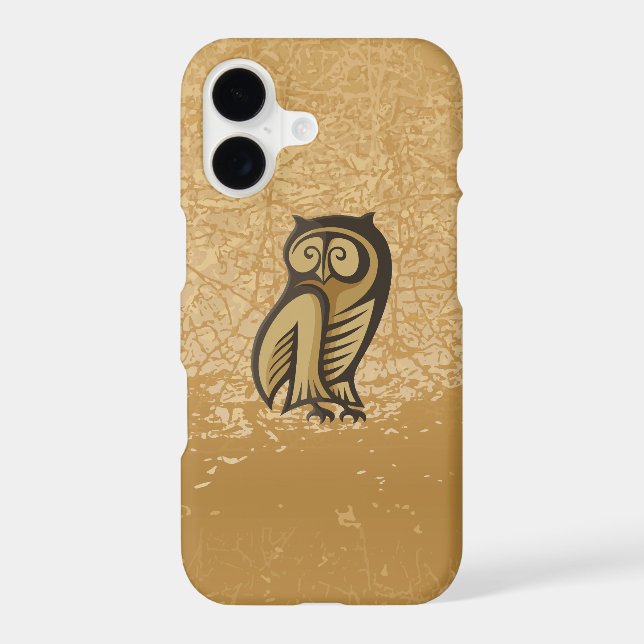 Owl Symbol Color Case-Mate iPhone Case (Back)
