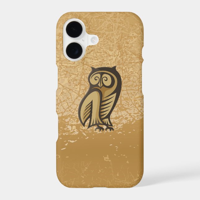 Owl Symbol Color Case-Mate iPhone Case (Back)