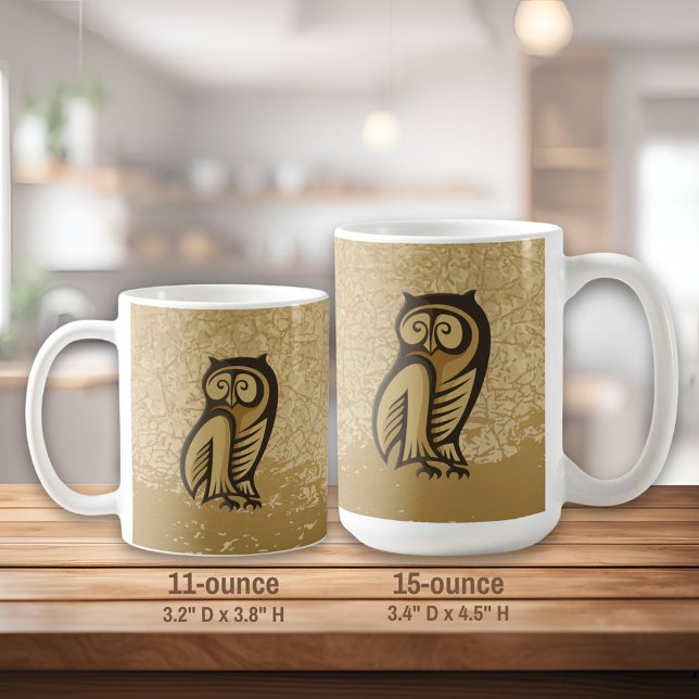 Owl Symbol Color Coffee Mug (Creator Uploaded)