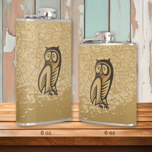 Owl Symbol Color Flask (Creator Uploaded)