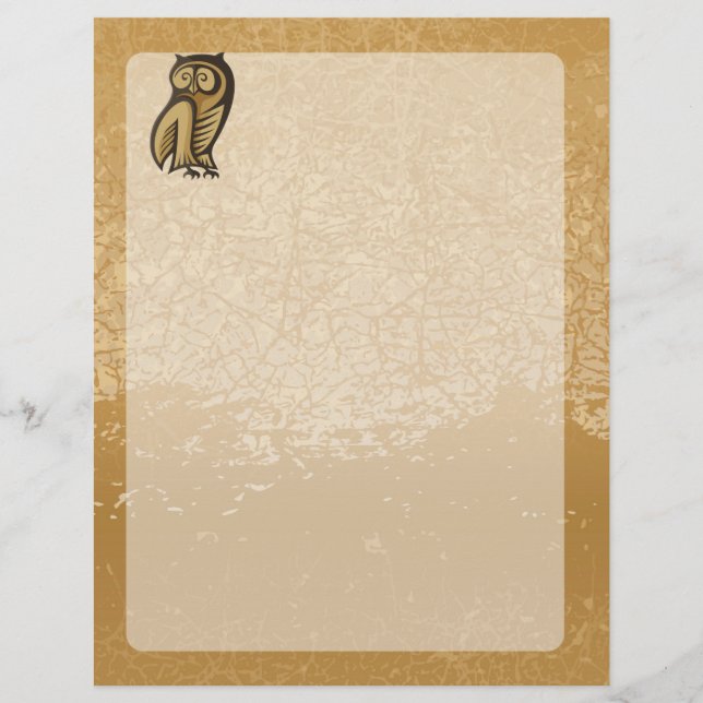 Owl Symbol Color Flyer (Front)