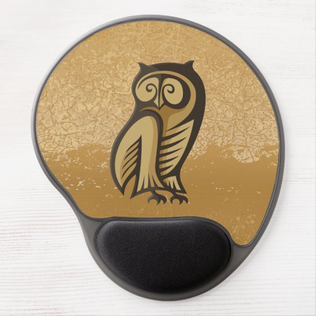 Owl Symbol Color Gel Mouse Pad (Front)