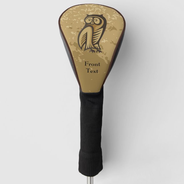 Owl Symbol Color Golf Head Cover (Front)